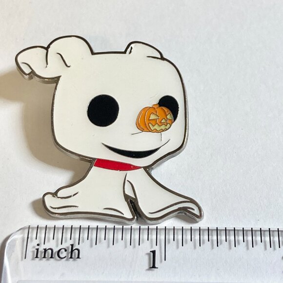 Disney Funko Pop Nightmare Before Christmas Zero Ghost Halloween Pin '20 Pumpkin - Picture 9 of 10